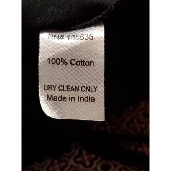 Love Sam Med Beaded Cuff Soft Knit Elastic Waist Pockets Drawstring Black Pants - Picture 10 of 10